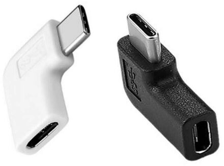 USB-C USB-C Male to Female adapter with 90° Angle - small