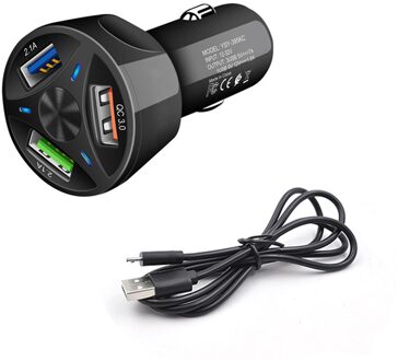 Usb Car Charger 3 Poorten Met Quick Charge 3.0 Usb Auto Adapter Fast Charger Voor Dji Mavic Mini