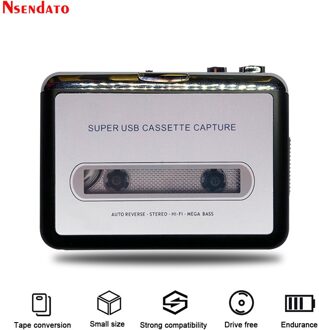 Usb Cassette Capture Radio Speler Draagbare Usb Cassette Naar MP3 Converter Capture Audio Music Player Tape Cassette Recorder