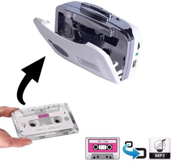 Usb Cassette Player Cassette Te MP3 Converter Capture, converteren Tape Om MP3 In Usb Flash Drive/Flash Memory Met Oortelefoon