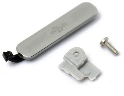 Usb Charge Port Flap Cover Voor Samsung Galaxy S5 Lading Met Schroef