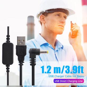 Usb Charger Power Supply Cable Cord Draad Voor Yaesu VX-6R VX7R FT60R VX177 FT-60R VXA-710 VX-710 HX-470 HX-471 Radio