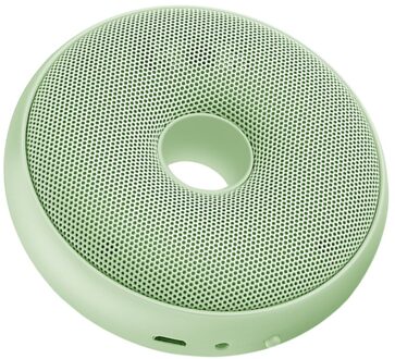 USB Charging Mini Portable Filter Ionizer Air Purifier Ozone Doughnut O3 Bacteria Sterilizer Odor PM2.5 Remover groen
