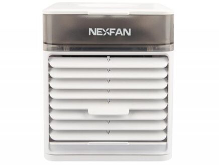 Usb Desk Mini Fan Draagbare Luchtkoeler Ventilator Airconditioner Licht Desktop Air Cooling Fan Luchtbevochtiger Purifier Voor Office Slaapkamer wit