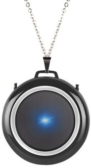 Usb Draagbare Draagbare Luchtreiniger Persoonlijke Mini Ketting Negatieve Ionen Luchtverfrisser Geen Straling Laag Geluidsniveau Voor Volwassen Kid zwart