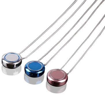 Usb Draagbare Draagbare Luchtreiniger Persoonlijke Mini Ketting Negatieve Ionen Luchtverfrisser-Geen Straling Laag Geluidsniveau Voor Volwassenen Licht Geel