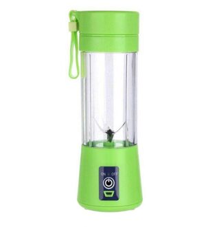 Usb Draagbare Juicer Cup Huishouden Blender Fruit Mengmachine Sap Cup Met Zes Messen Voor Home Office Travel Sport groen