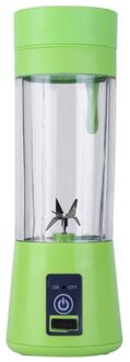 Usb Draagbare Oplaadbare Mini Elektrische Juicer Machine Smoothie Fles Fruit Mixer Cup Sap Blenders groen