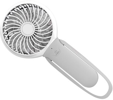 Usb Drie-Speed Verstelbare Verlichting Kleine Low Noise Kleurrijke Draagbare Bureau Multifunctionele Mini Oplaadbare Fan grijs