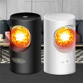 USB Electric Air Heater Mini Home Heater Portable Fast Heating Warm Fan Desktop for Winter Household Bathroom Infrared