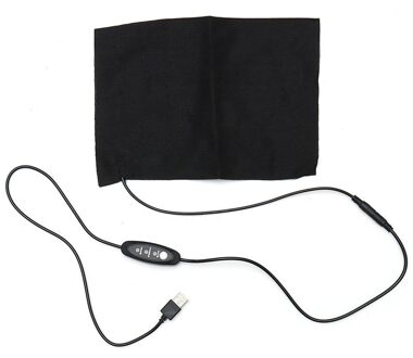 Usb Elektrische Verwarming Pad 5v 12v Met 3 Gear Verstelbare Temperatuur Snelle verwarming Koolstofvezel Warmer Pad Voor doek Vest Jas 1 pads