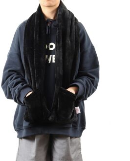 Usb Elektrische Verwarming Sjaal Sjaals Warme Sjaal Verwarming Winter Elektrische Verwarmde Pad Warmer Deken Met Zakken zwart