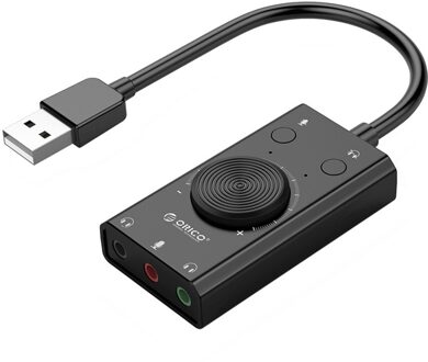 Usb Externe Geluidskaart Microfoon Oortelefoon 2 In 1 Met 3 Poort Uitgang Volume Verstelbare Computer Accessoires Voor Windows Mac