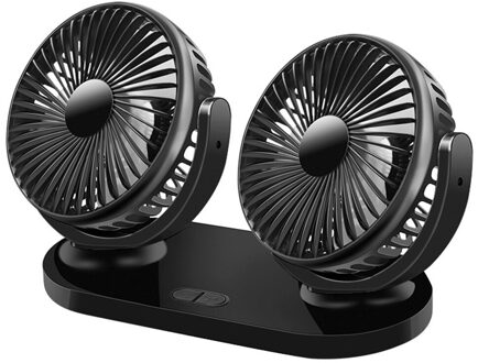 Usb Fan Auto Fan Desktop Slaapzaal Kantoor Stille Ventilator zwart