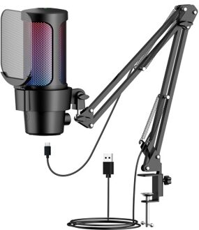 USB Gaming Microphone Computer Mic Kit