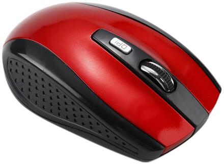 Usb Gaming Muis 2.4G Draadloze 6 Knoppen Muis Batterij Aangedreven Muizen Met Usb-ontvanger Voor Laptop Notebook Pc Desktop TXTB1 02