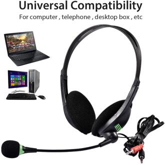 ! Usb Headset Comfortabele Lichtgewicht Bedrade Business Hoofdtelefoon Met Noise Cancelling Microfoon