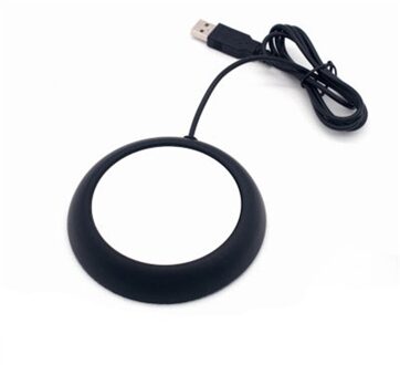 Usb Houtnerf Cup Warmer Warmte Drank Mok Mat Houd Drankje Warme Kachel Mokken Coaster zwart