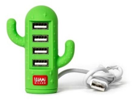 usb hub met 4 poorten - cactus
