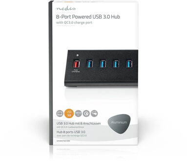 USB-Hub - UHUBUP3810BK Zwart