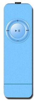 Usb In-Line Card MP3 Speler U Schijf Mp3 Speler Reproductor De Musica Lossless Geluid Muziek Media MP3 Speler ondersteuning Micro Blauw