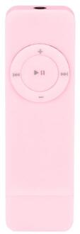 Usb In-Line Card MP3 Speler U Schijf Mp3 Speler Reproductor De Musica Lossless Geluid Muziek Media MP3 Speler ondersteuning Micro Tf Card roze
