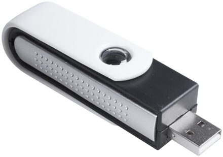 Usb Ionische Oxygen Bar Freshber Luchtreiniger Ionisator Voor Laptop Zwart + Wit