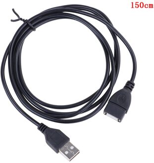 Usb Kabel Man-vrouw Schakelaar Op Off Kabel Toggle Led Lamp Power 1M Lijn Zwart Elektronica Datum Omzetten 150cm