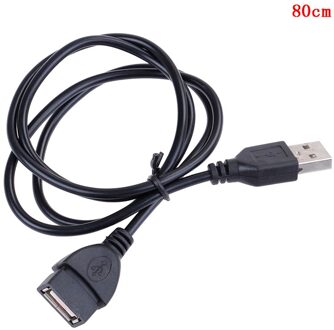 Usb Kabel Man-vrouw Schakelaar Op Off Kabel Toggle Led Lamp Power 1M Lijn Zwart Elektronica Datum Omzetten 80cm