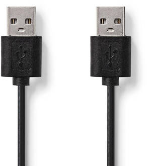 USB-Kabel - Zwart - 1.00 m