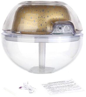 USB Kleurrijke LED Projector Licht diffusore ambiente Luchtbevochtiger reed diffuser sticksCrystal Projectie Lamp Night Lamp