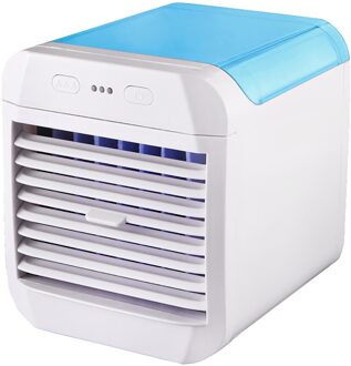 Usb Koeling Airconditioner Huishoudelijke Draagbare Bevochtiging Usb Watergekoelde Mini Fans Water-Koelventilator Blauw