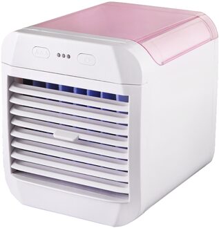 Usb Koeling Airconditioner Huishoudelijke Draagbare Bevochtiging Usb Watergekoelde Mini Fans Water-Koelventilator Roze