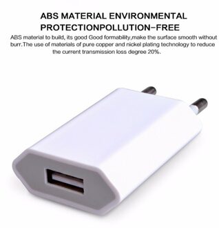 USB Lader Oplader Adapter 5V 1A Enkele Usb-poort Quick Charger Socket voor iPhone 7/6S /6S Plus/6 Plus
