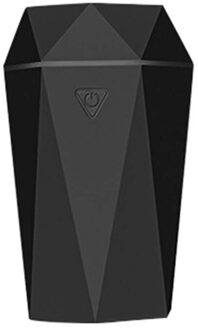 Usb Luchtbevochtiger Auto Aroma Air Diffuser Essentiële Olie Aromatherapie Humidificador Cool Mist Maker Voor Auto zwart