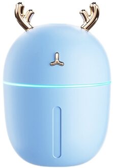 Usb Luchtbevochtiger Auto Huishouden Slaapkamer Kleine Mini Lucht Geur Zuivering Spuit Water Aanvullen Instrument Airconditioning Blauw