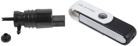 Usb Luchtreiniger Usb Ionische Luchtreiniger Ionisator Luchtreiniger & Voorruit Veeg Wasmachine Pomp Motor Voor-/bmw