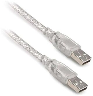 Usb Male-Male Kabel 3 Meter Transparante S-LINK SL-165M