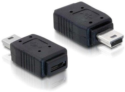 USB micro female naar mini male adapter - small