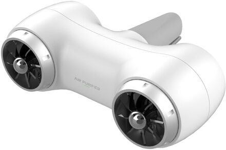 Usb Mini Auto Luchtreiniger Cleaner Negatieve Ionen Thuis Voertuig Air Cleaner Verwijder Formaldehyde Auto Luchtreiniger wit