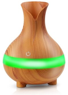 Usb Mini Houtnerf Luchtbevochtigers Aromatherapie Ultrasone Luchtbevochtiger Diffuser Met Kleur Veranderende Led Thuis Lucht Frisser