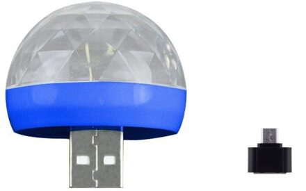 Usb Mini Led Rgb Disco Stage Light Party Diy Club 4W 4Cm Willekeurige Kleur Dj Ktv Xmas Crystal magische Lamp Telefoon Bal Lamp Jaar Gaan