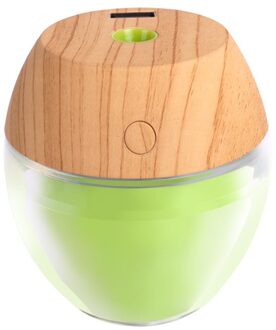 USB Mini Luchtbevochtiger 110ml Diffuser voor Auto Kantoor Slaapkamer Reizen Nachtkastje M8617 Groen
