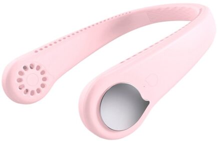 Usb Mini Opknoping Hals Fan Draagbare Bladerloze Kleine Ventilator Mini Opknoping Hals Lui Ultra-Stille Elektrische Ventilator