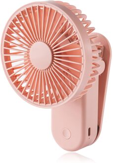 Usb Mini Wind Power Handheld Fan Clip Op Mini Bureau Ventilator 1200Mah Usb Draagbare Ventilator Met 3 Snelheden Leuke kleine Cooling Fans
