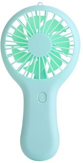 Usb Mini Wind Power Handheld Fan Ultra-Stille En Handig Fan Draagbare Student Kantoor Leuke Kleine Koeling fans #4 groen