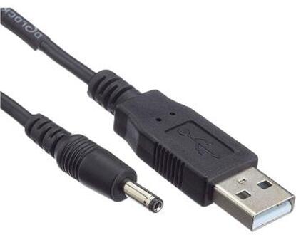 USB naar DC kabel 3.5 x 1.35mm 1,5m