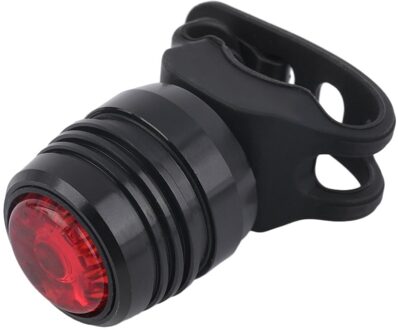 Usb Oplaadbare 3-Mode Fiets Achterlicht Fiets Staart Achter Waarschuwing Rood Licht Lamp Aluminium + Siliconen 1
