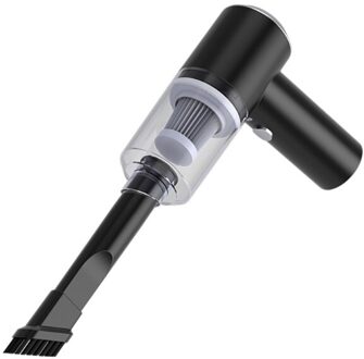 Usb Oplaadbare Draadloze 6000Pa 120W Draagbare Handheld Krachtige Draadloze Auto Stofzuiger Voor Suv Truck Home Office Huisdier haar zwart