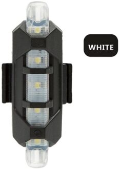 Usb Oplaadbare Fiets Licht 300 Lumen 3 Mode Fiets Front Light Waterdichte 6000K Fiets Zaklamp Dynamo Licht Koplampen 02 achterkant licht